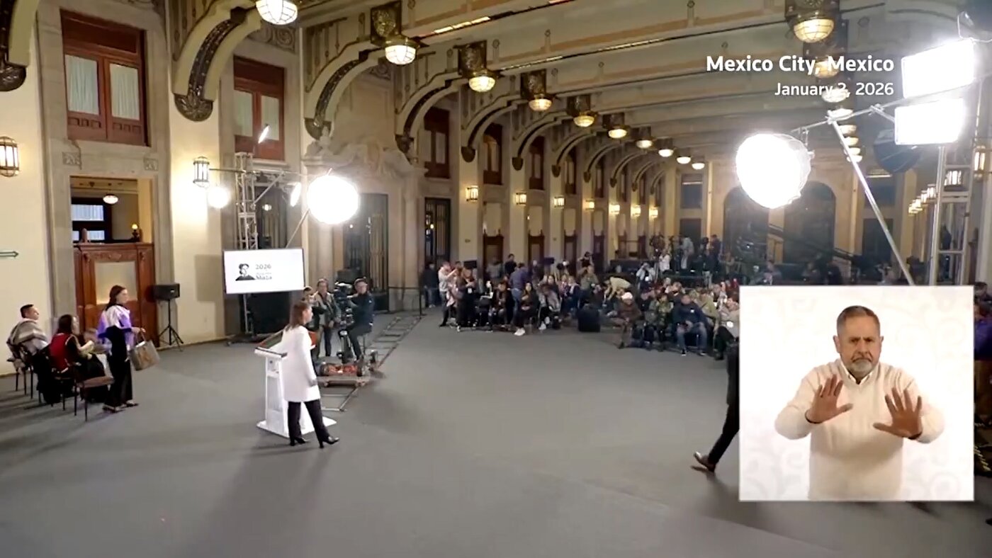 زلزله شدید رئیس‌جمهور مکزیک را فراری داد +ویدیو