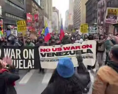 خروش مردم آمریکا علیه ترامپ/ برای جنگ و کشتار هزینه پرداخت نمی‌کنیم +ویدیو