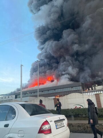 آخرین خبر از آتش‌سوزی کارخانه کاله در آمل رسید