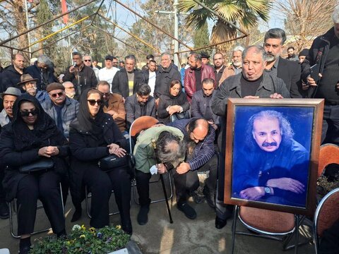 پیکر سعید پیردوست به خاک سپرده شد +تصاویر