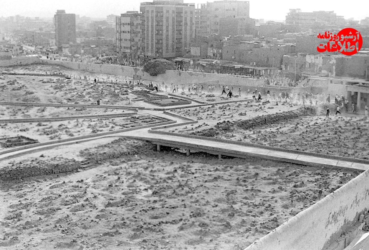 عکسهای منتشرنشده از قبرستان بقیع در شهر مدینه سال ۱۳۵۷