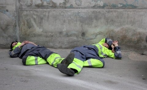 این پهلوانان پس از ناآرامی ها کف میدان بودند