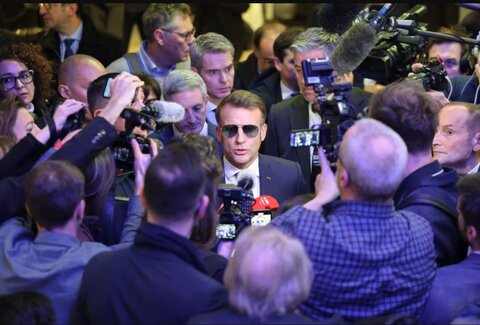 ترامپ به ماکرون: ماجرای عینک دودی چی بود؟ +ویدیو