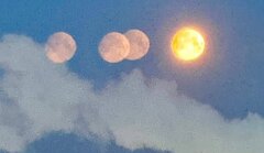 ماه کاذب در مسکو نمایان شد! +ویدیو