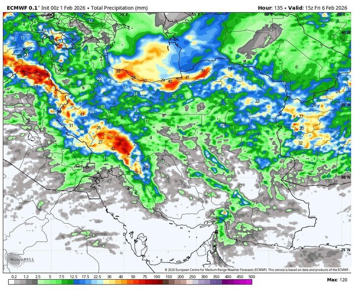 نقشه هواشناسی