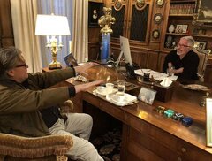 ویدیوی جنجالی از اپستین؛ این مرد از شیطان می‌گوید +ویدیو