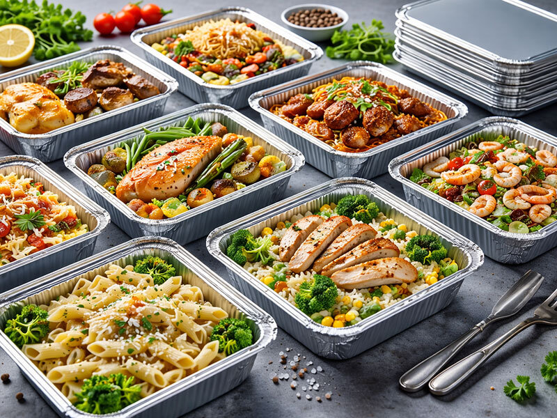 ظروف فلزی مناسب غذا