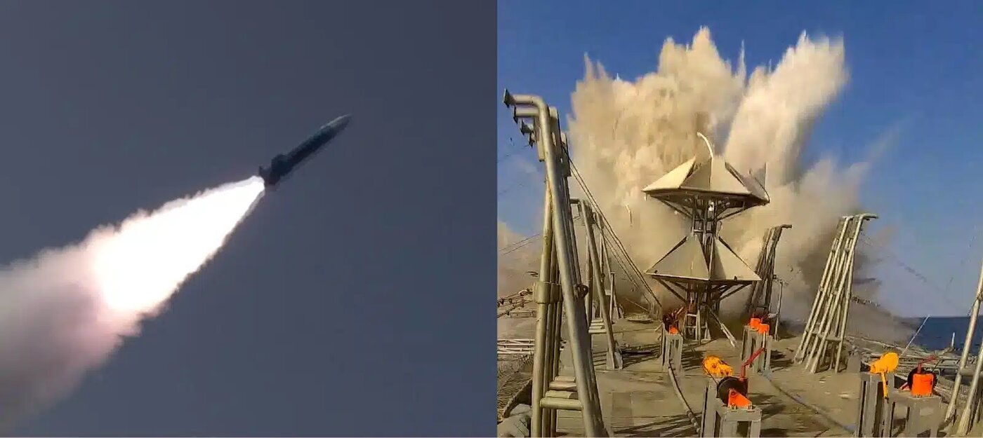 پاکستان موشک ضد کشتی با کلاهک ۴۰۰ کیلوگرمی آزمایش کرد +ویدیو