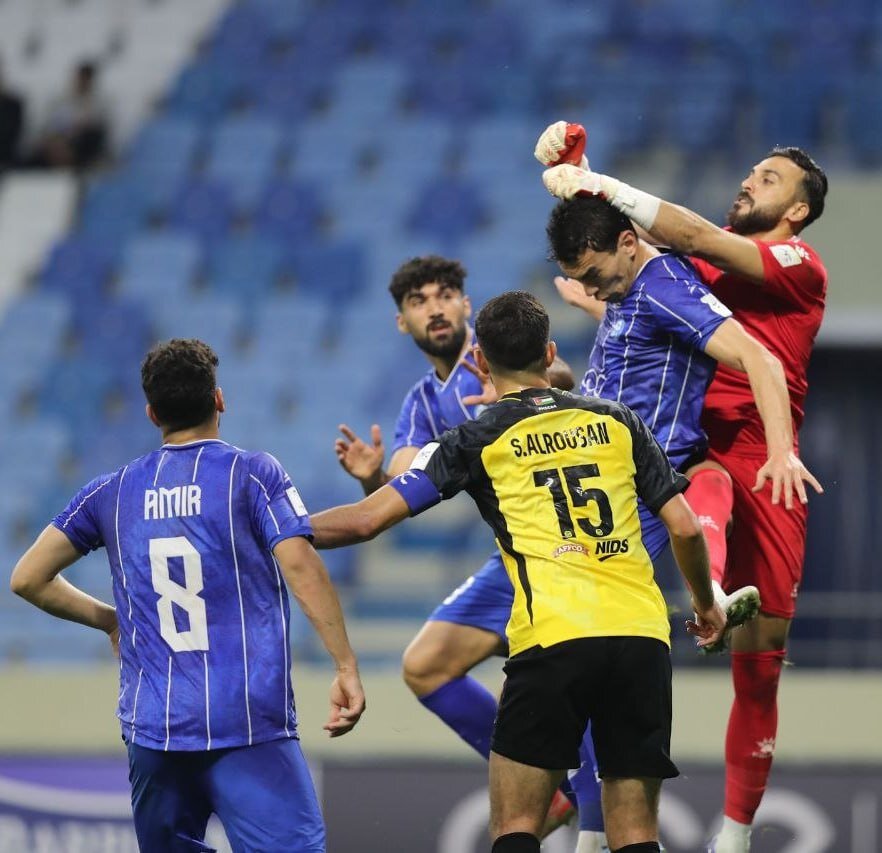 الحسین اردن ۱-۰ استقلال/ آفساید علیه آبی‌پوشان شد