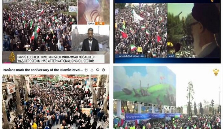 بازتاب راهپیمایی ٢٢ بهمن ١۴٠۴ در رسانه های خارجی