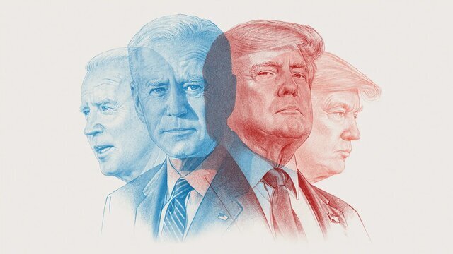 دونالد ترامپ و جو بایدن