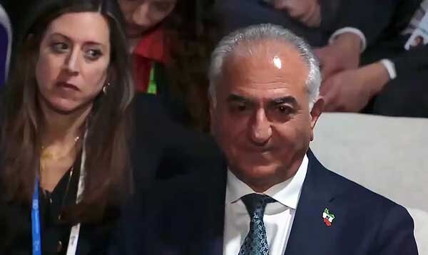 رضا پهلوی در اجلاس مونیخ هم ضایع شد +ویدیو