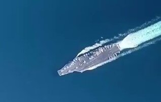 حرکت ناو هواپیمابر جرالد فورد به سمت ایران را ببینید! +ویدیو