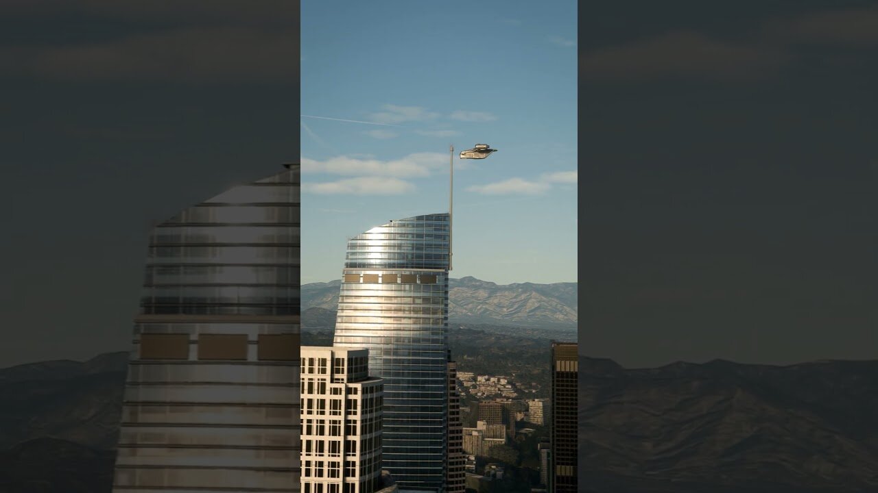 ویدیو| شیء مرموز فلزی لس‌آنجلسی‌ها را شوکه کرد؛ سفینه فضایی یا شوخی اینترنتی؟