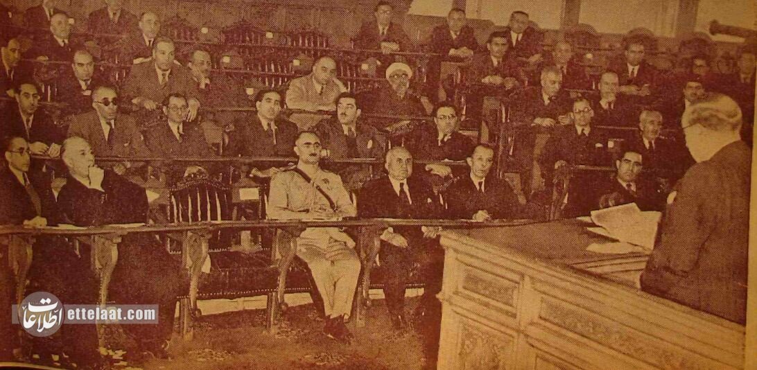 عکس احمد قوام در مجلس برای دفاع از کابینه +لیست وزرا