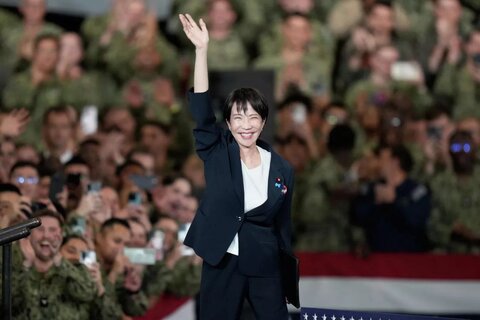 خانم نخست‌وزیر علیه روسیه سخنرانی کرد