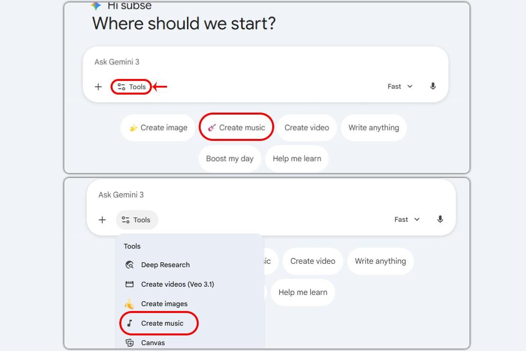 ساخت آهنگ جمینی