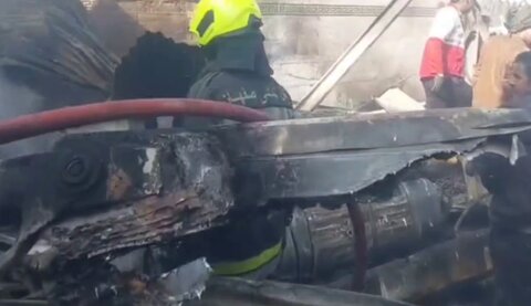 خلبان و کمک‌خلبان ارتش در سقوط هلی‌کوپتر به شهادت رسیدند