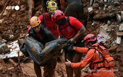 جاری شدن تابوت‌ها در سیل برزیل وایرال شد! +ویدیو