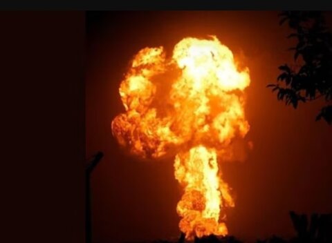 فوران آتشفشان یا انفجار اتمی؟ +ویدیو