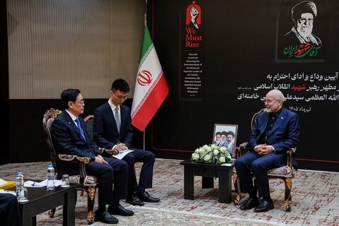 قالیباف با هیأت عالی‌رتبه کنگره خلق چین دیدار کرد