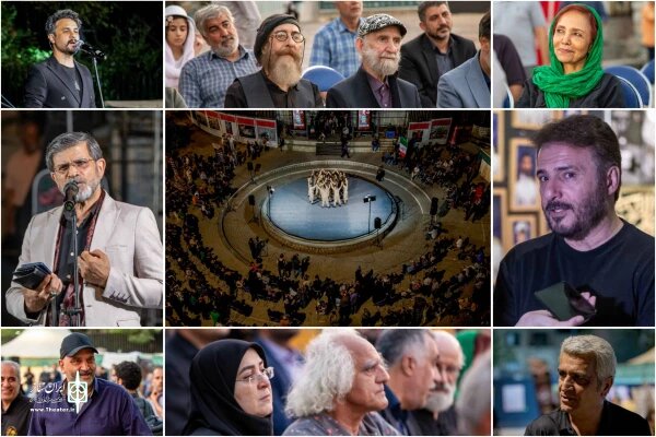 حضور هنرمندان در محفل عاشورایی «خیمه هنر» حضور هنرمندان در محفل عاشورایی «خیمه هنر»