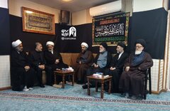 دیدار فرزندان آیت‌الله سیستانی با فرزند ارشد رهبر شهید در نجف