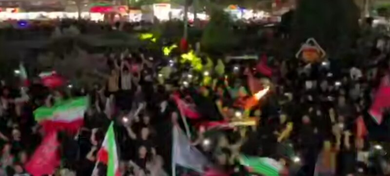 ویدیو| فریاد «مرگ بر آمریکا» در مشهد طنین‌انداز شد