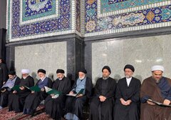 برگزاری مراسم ترحیم رهبر شهید در حرم مطهر رضوی