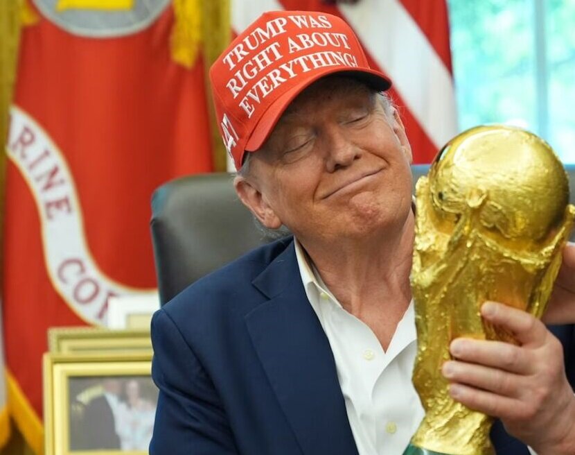 ترامپ، تماشاگر فینال جام جهانی!