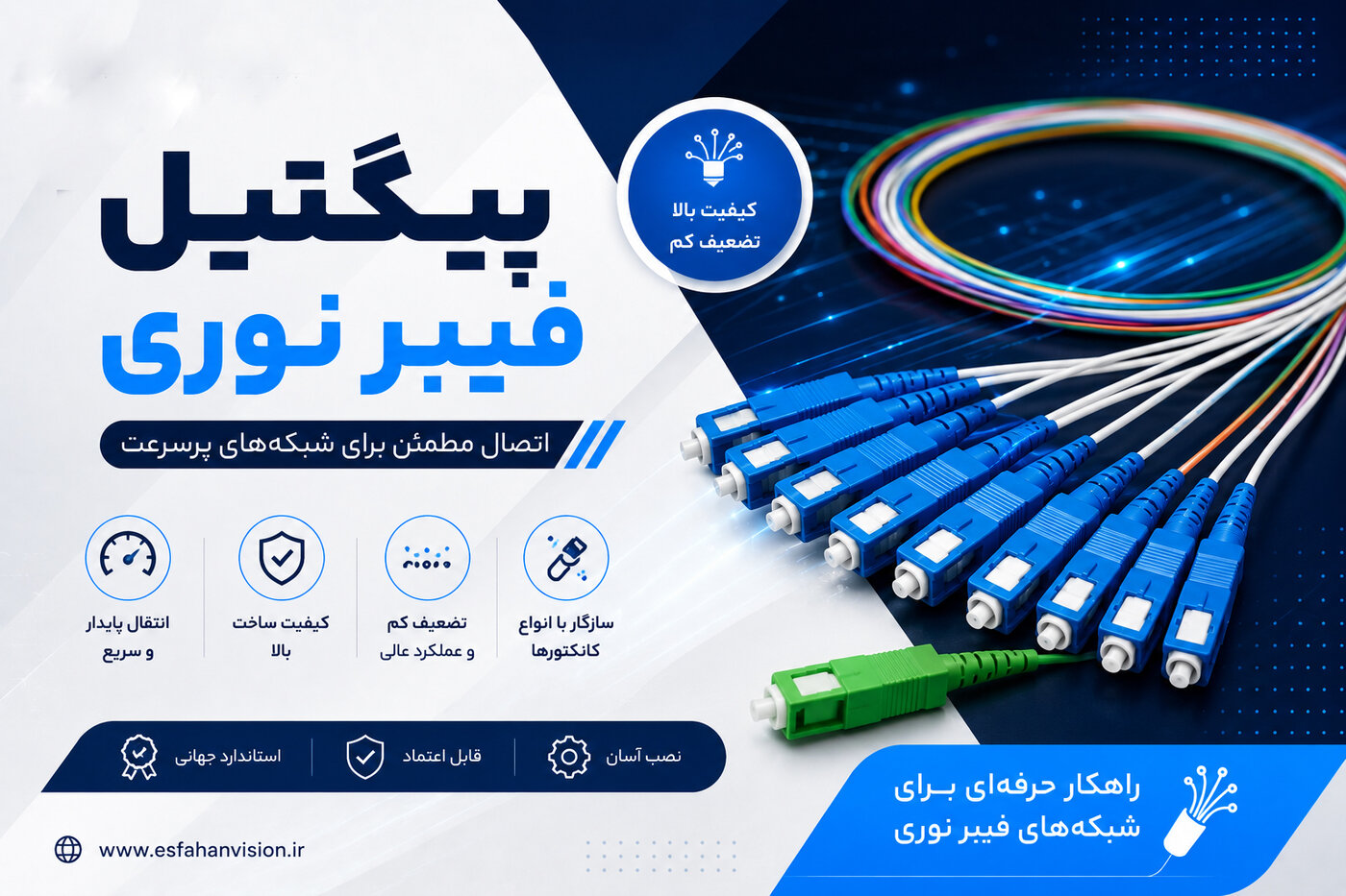 پیگتیل فیبر نوری