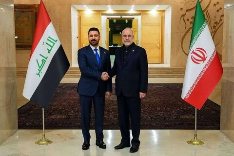 قالیباف: همکاری ایران و عراق می‌تواند بسیاری از مسائل منطقه را حل کند