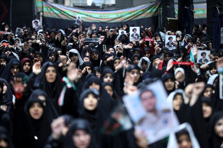 عزاداری اربعینی هیئت‌های دانشجویی در جوار محل شهادت رهبر شهید