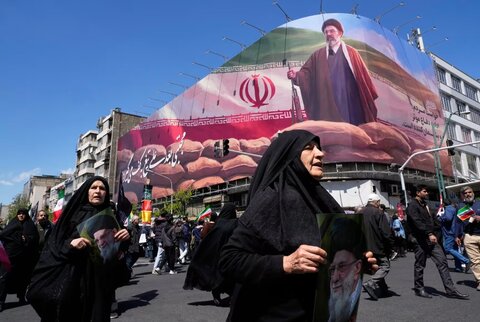 انتقام قطعی است: ایران با بیلبوردها و ویدئوها جنگ تبلیغاتی را از آمریکا برده است