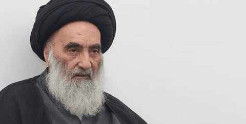 تصویری جدید از آیت‌الله سیستانی به مناسبت ۹۶ سالگی ایشان منتشر شد