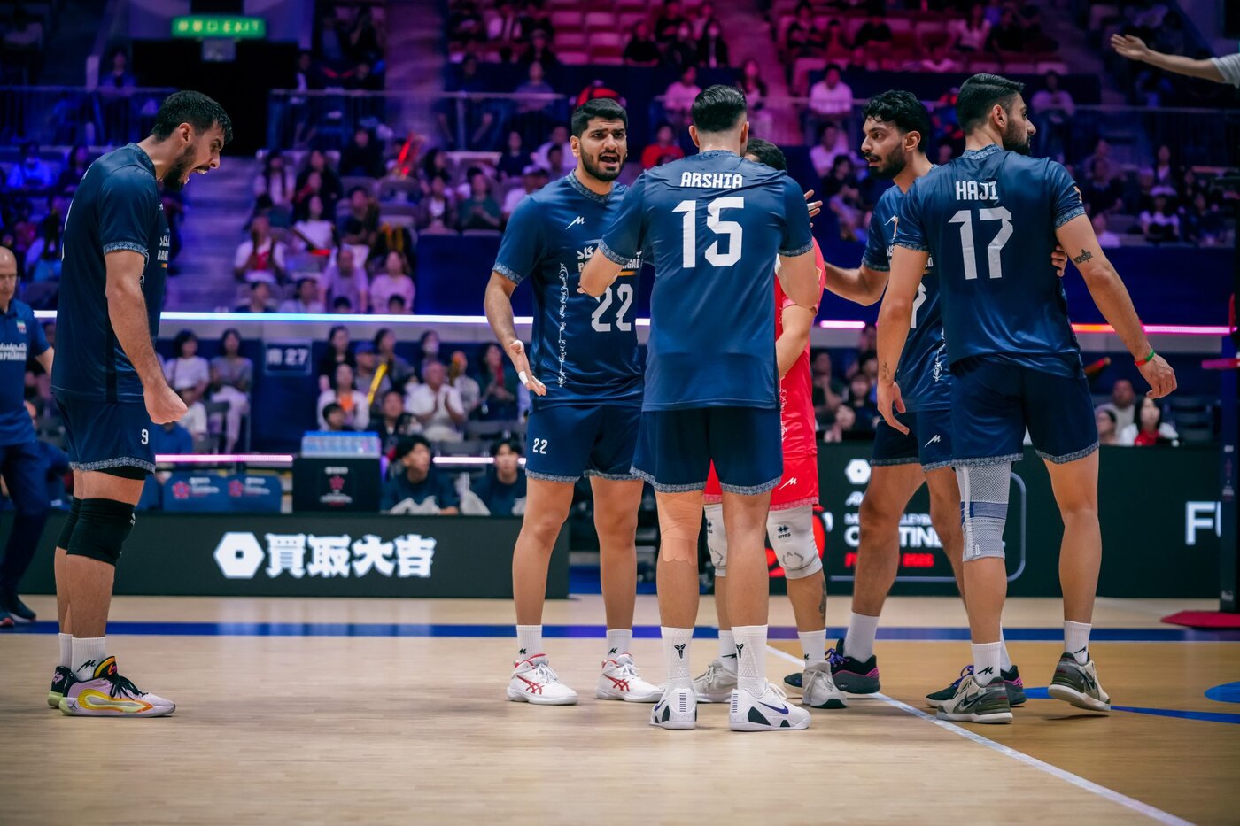 والیبال قهرمانی آسیا؛ ایران به سادگی هند را برد و راهی مرحله حذفی شد