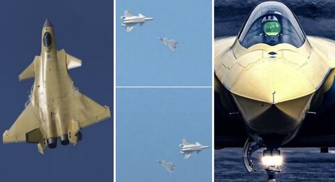 تمرین جنگ هوایی نزدیک جنگنده‌های فوق‌پیشرفته چین؛ ۱۰۰۰ فروند J-20 تا سال ۲۰۳۰ وارد خدمت می‌شوند