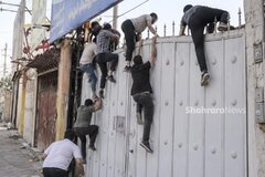 فرار ۷۰ معتاد متجاهر از کمپ ترک اعتیاد مشهد +ویدئو