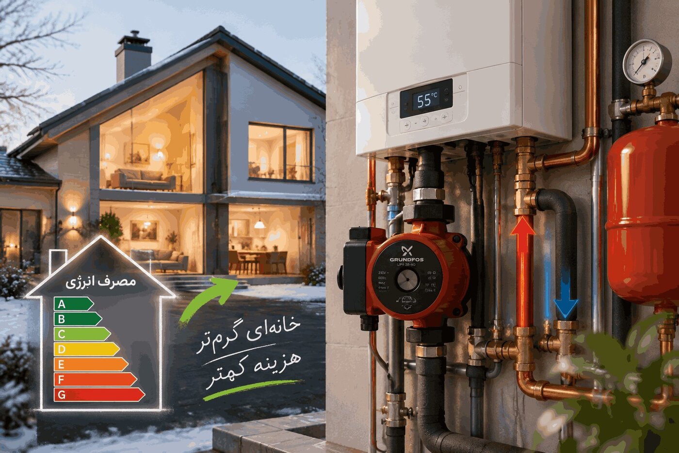 کاهش قیمت قبض گاز؛ از سرویس موتورخانه تا انتخاب تجهیزات مناسب