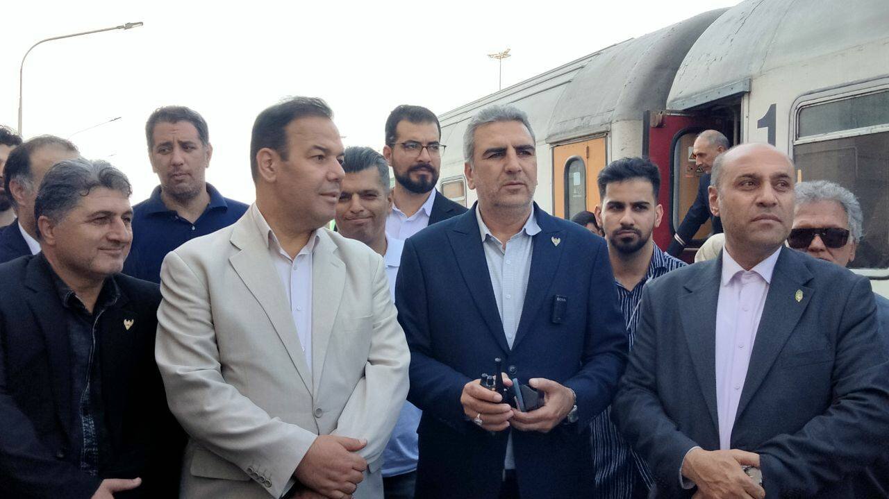 برای نخستین بار ورامین به قطار مستقیم مشهد متصل شد