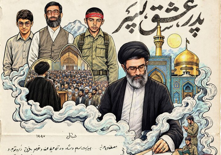 نامه امام شهید به فرزندشان سیدمصطفی که در جبهه جنگ حضور داشت؛ پدر، عشق، پسر