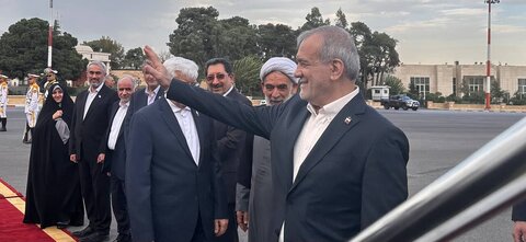 پزشکیان به عشق‌آباد سفر کرد