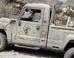تصاویری که گروهک تروریستی جیش‌الظلم از حمله به خودرو سپاه منتشر کرد +ویدیو