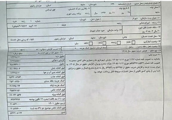 جنجال در شورای شهر مشهد؛ حکم کارگزینی شهردار مشهد منتشر شد+ عکس