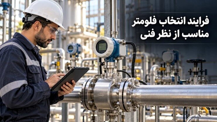 فرایند انتخاب فلومتر مناسب از نظر فنی