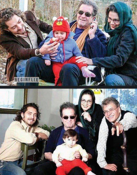 خانواده مهرجویی کنار بهرام رادان ۱۶ سال پیش! +تصاویر